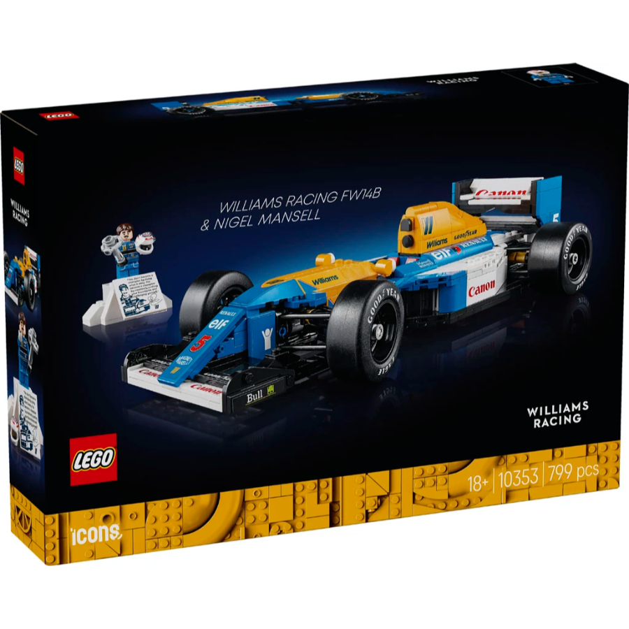 LEGO Icons Williams FW14B With Nigel Mansell