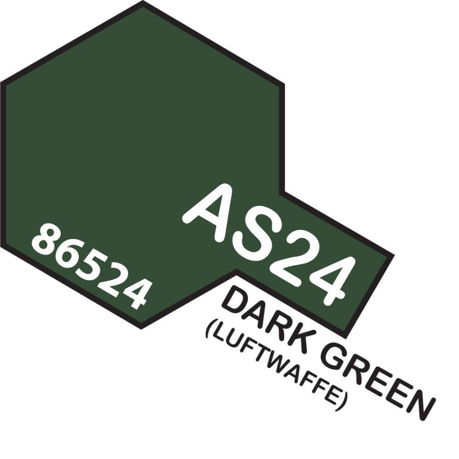 Tamiya Spray Polycarb Paint AS24 Dark Green German Air