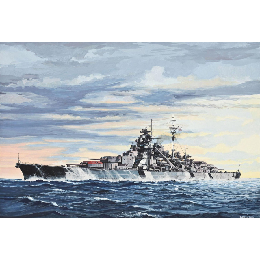 Revell Model Kit 1:700 Battleship Bismarck