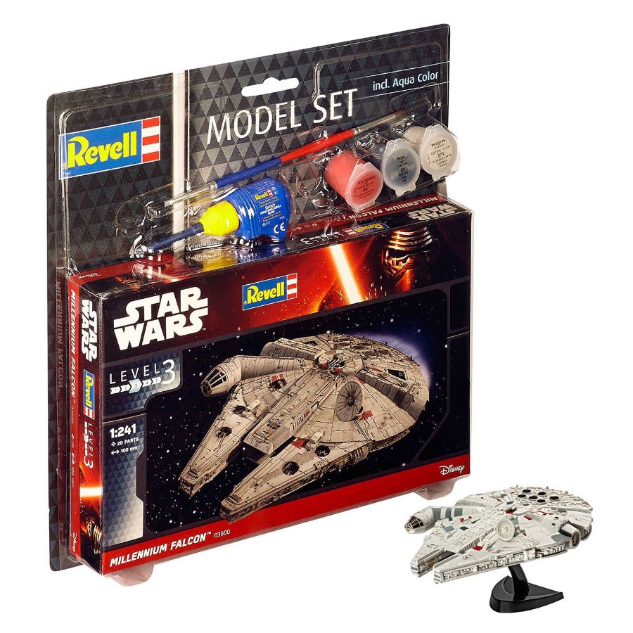 Revell Model Kit Gift Set Star Wars Millenium Falcon