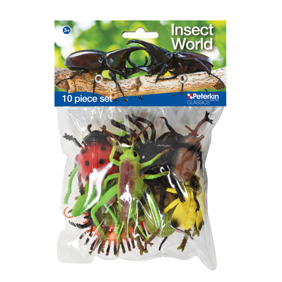 Animal World Figurines Insects 10 Piece Set 