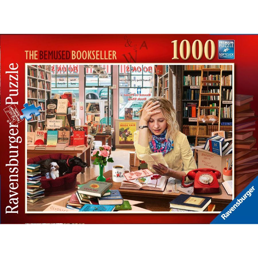 Ravensburger Puzzle 1000 Piece The Bemused Bookseller