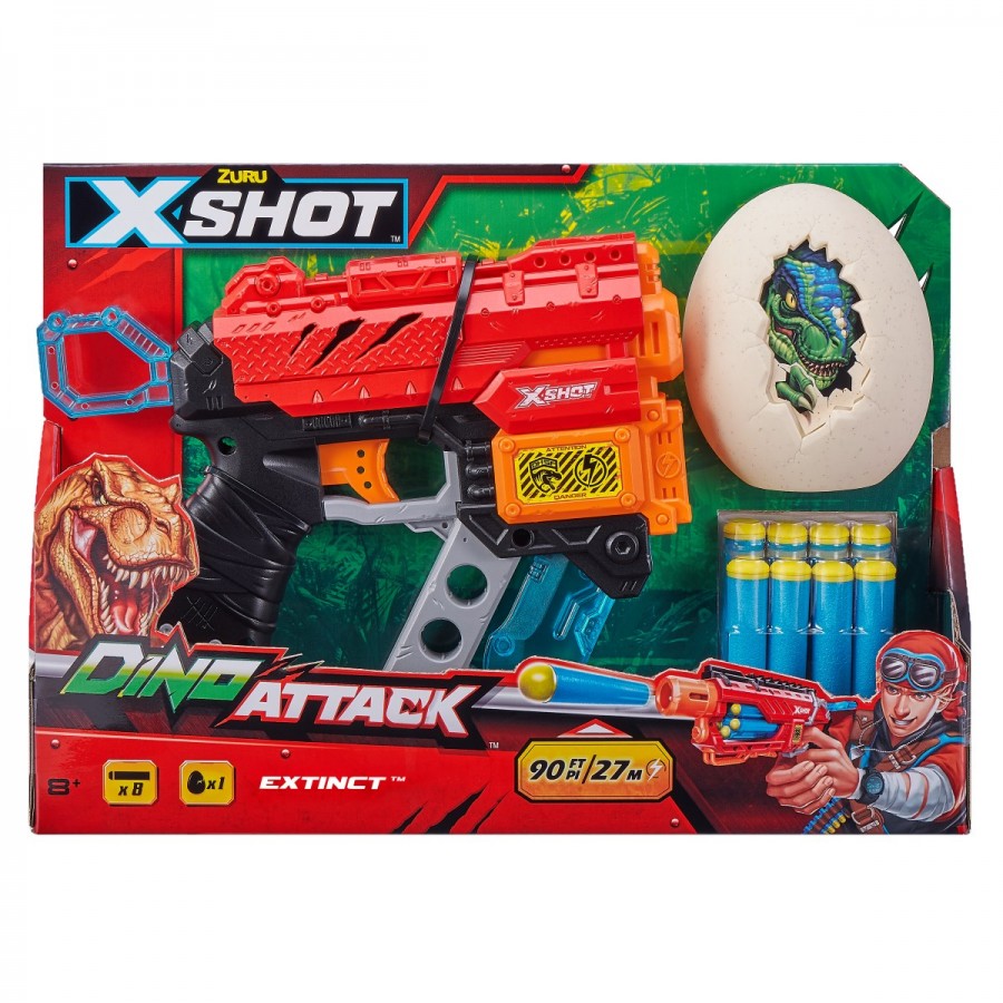 XSHOT Dino Attack Extinct With 8 Darts