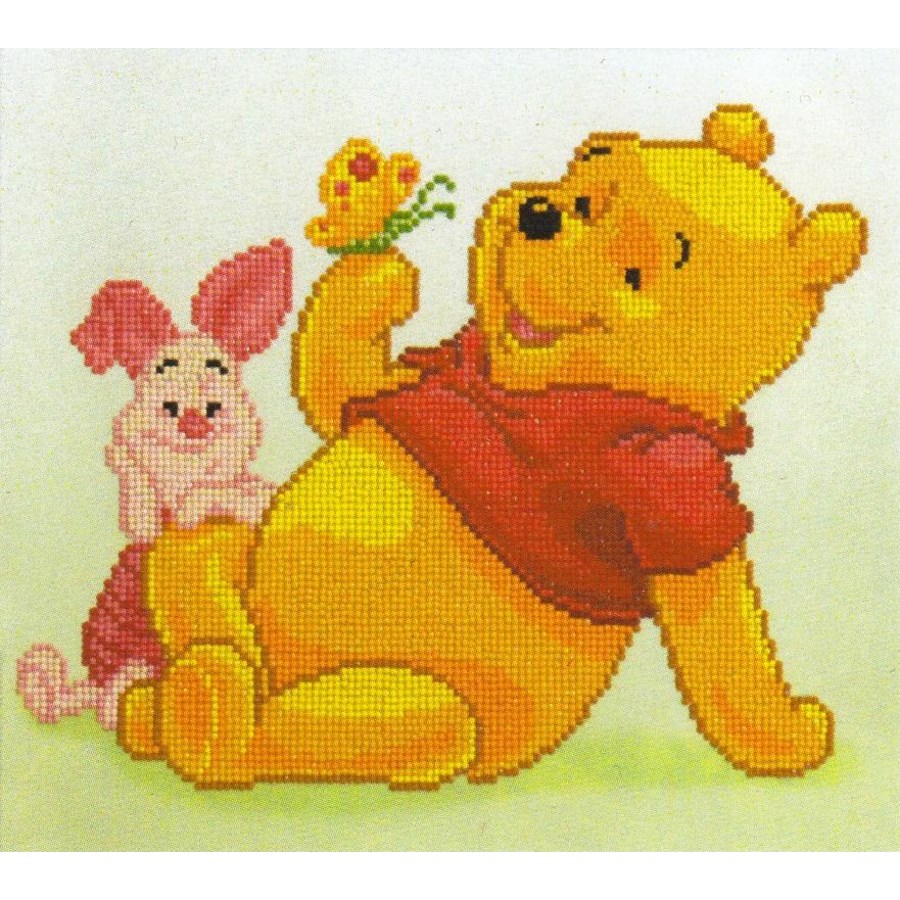 Diamond Dotz Pooh With Piglet 36cm x 32cm