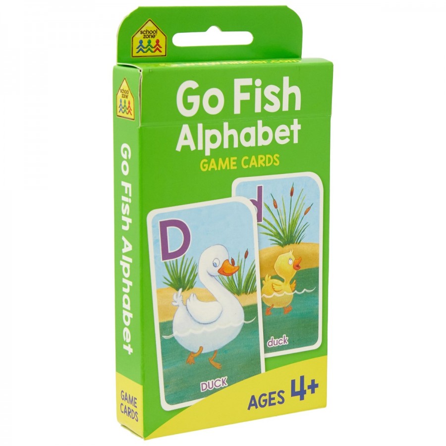 School Zone Flashcards Go Fish Alphabet