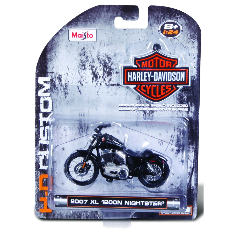 Maisto Diecast 1:24 Harley Davidson Motorcycles Assorted