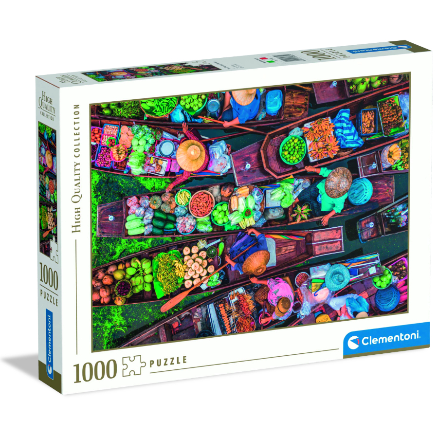 Clementoni 1000 Piece Puzzle Thai Floating Market