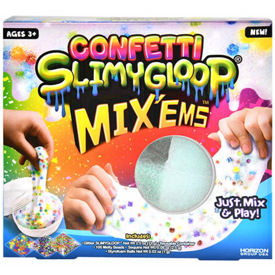 Confetti Slimygloop Mixems