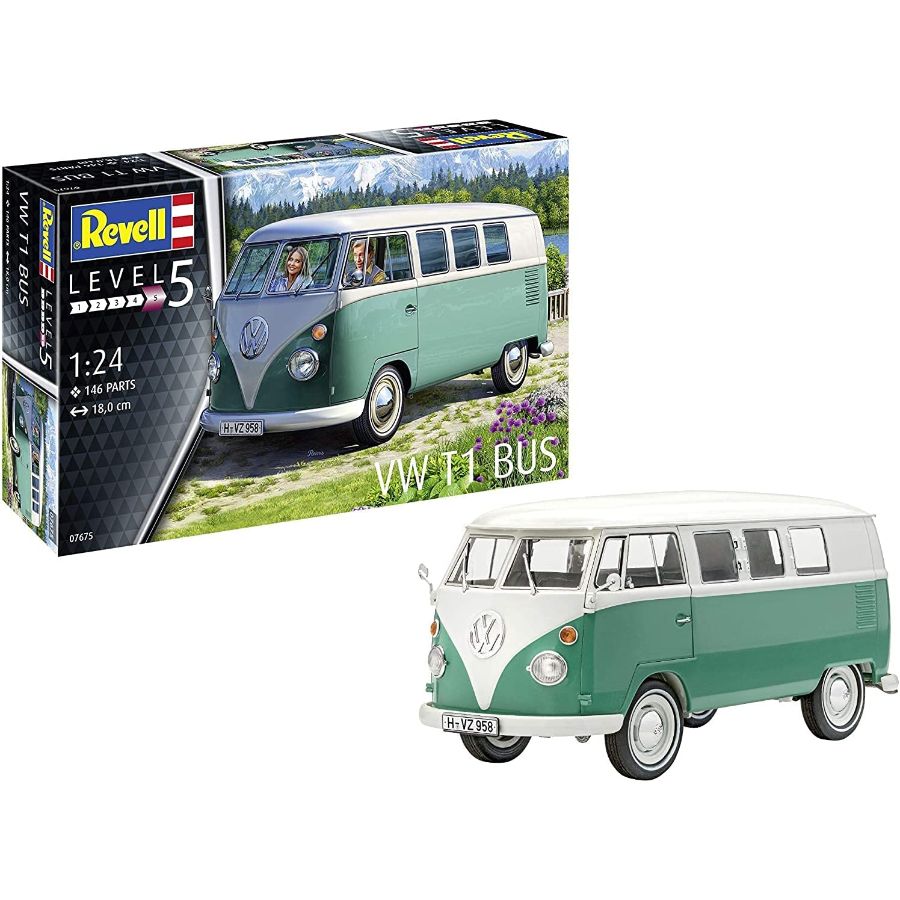 Revell Model Kit 1:24 VW T1 Bus