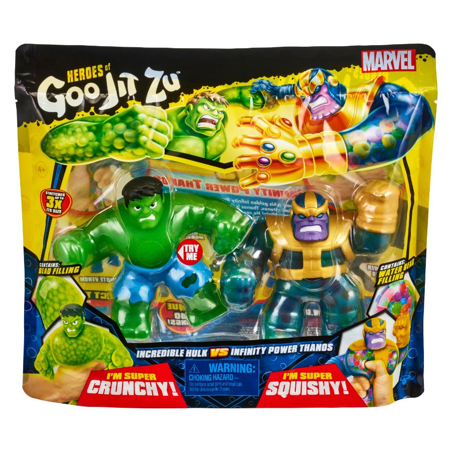 Heroes Of Goo Jitzu Marvel Versus Pack Hulk Vs Thanos