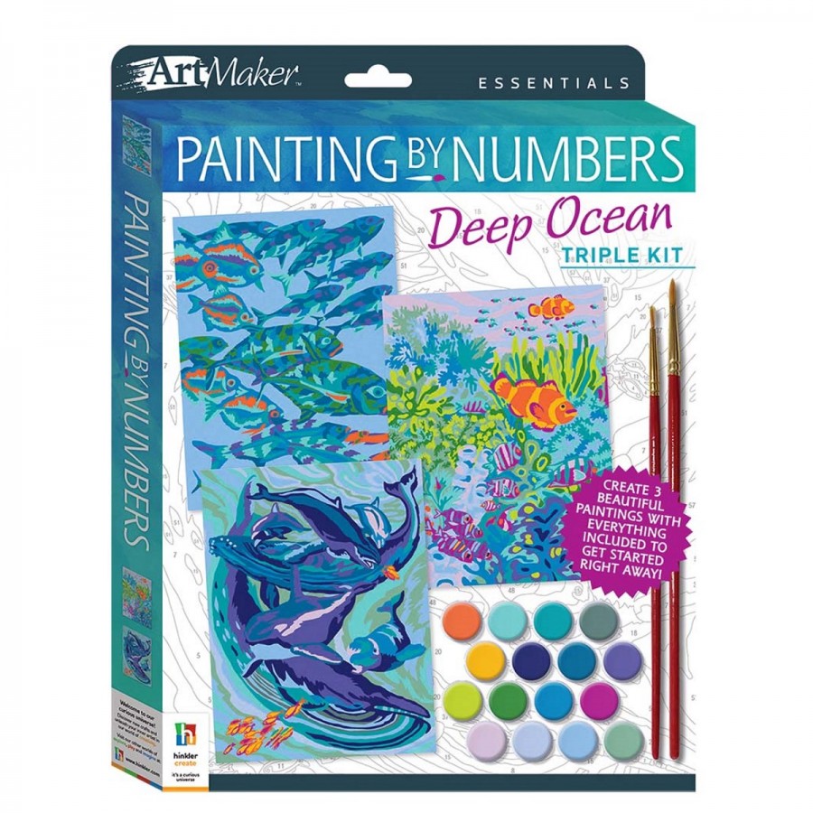 Art Maker Paint By Numbers Deep Ocean