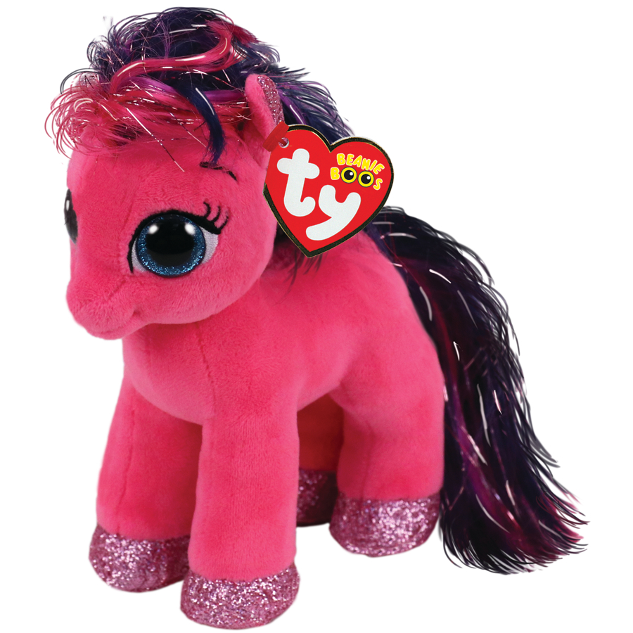 Beanie Boos Regular Plush Ruby Pink Pony