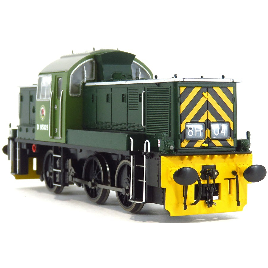 Heljan Rail Trains HO-OO Train BR Green With Wasp Ends D9505