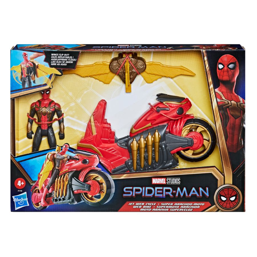 Spider-Man Jet Web Cycle & Figure