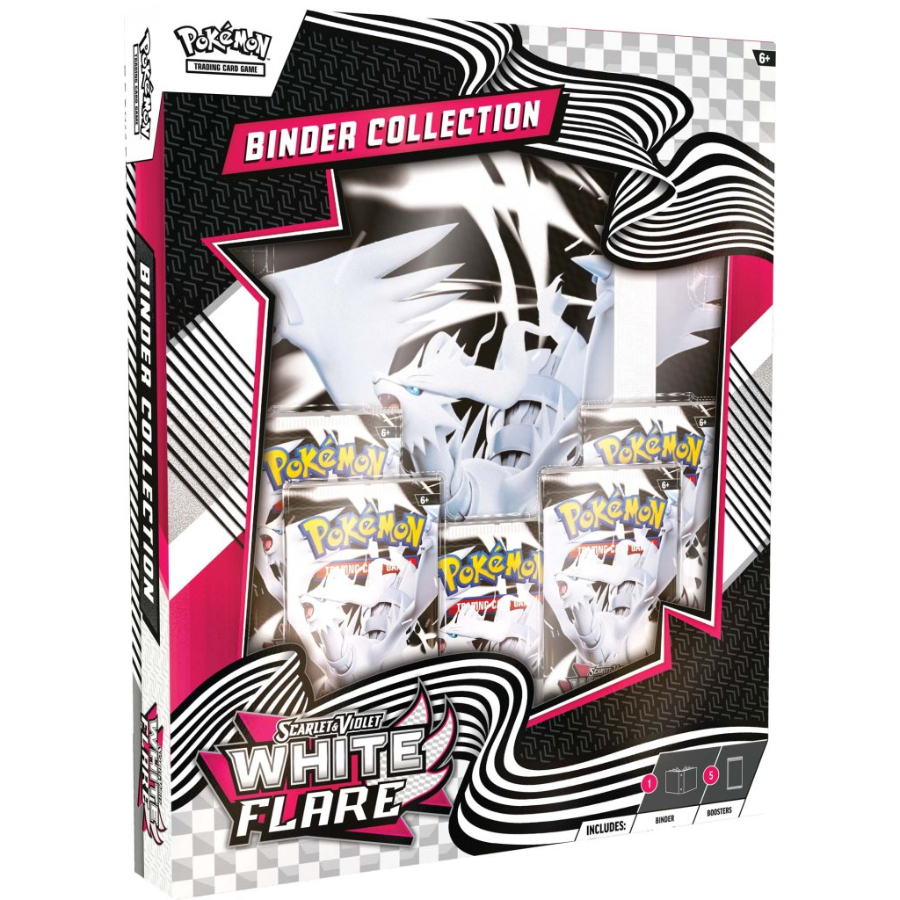 Pokemon TCG Scarlet & Violet White Flare 9 Pocket Binder Box