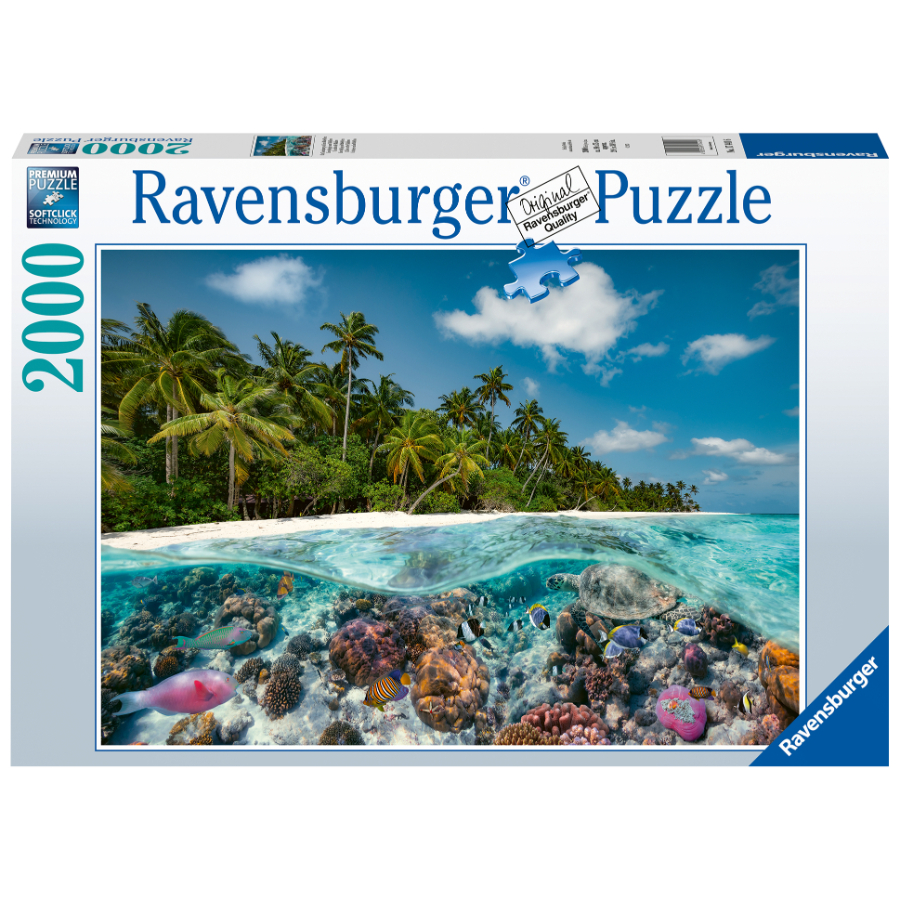 Ravensburger Puzzle 2000 Piece Underwater Overwater