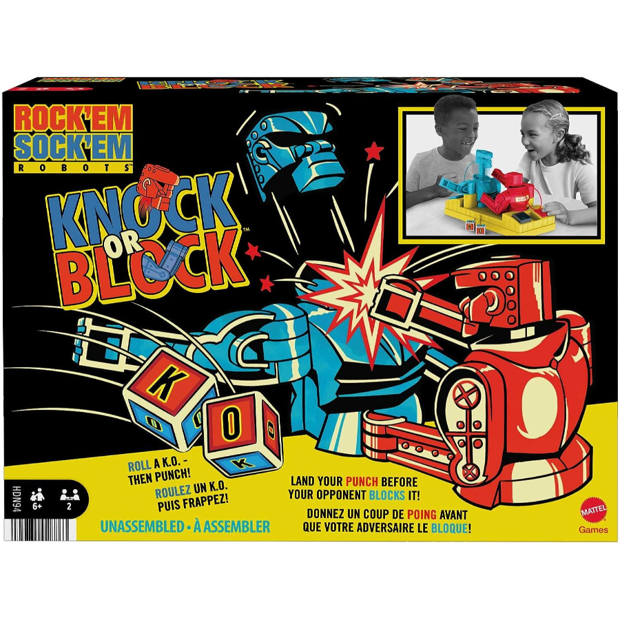 Rock Em Sock Em Robots Knock Or Block Game