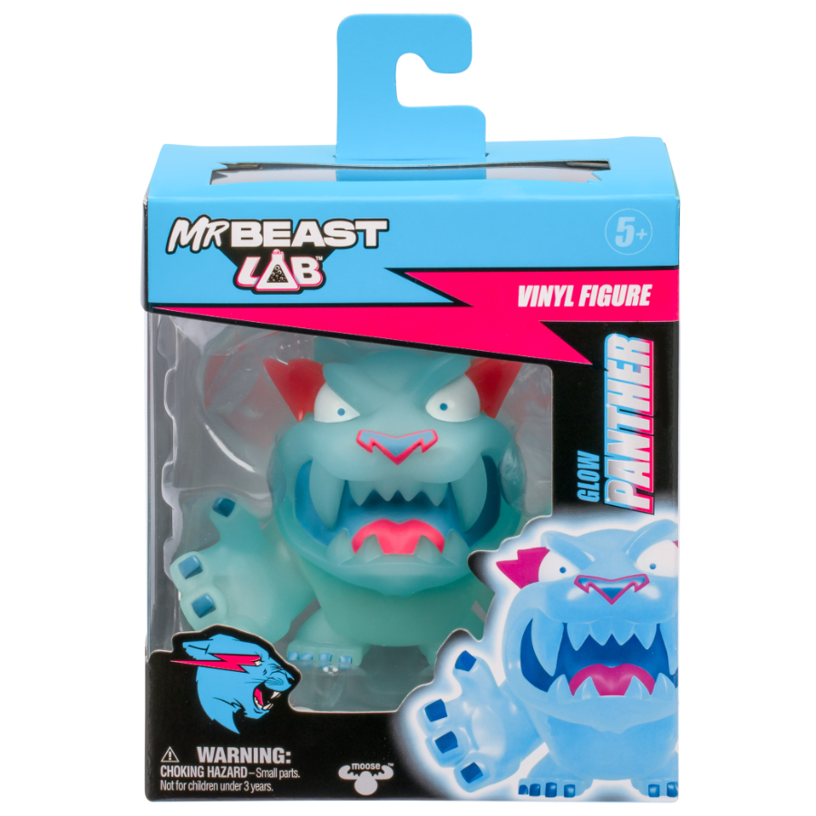 Mr Beast Lab Vinyl Figure Glow Panther