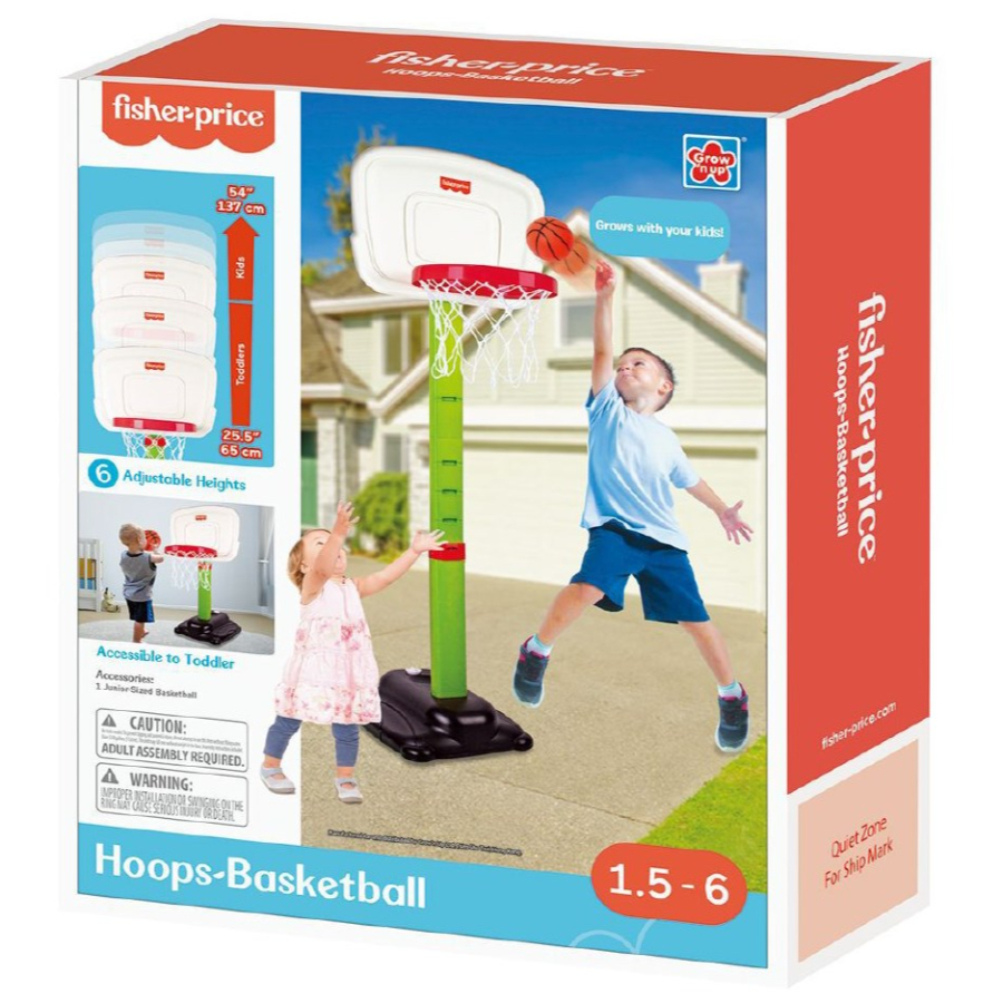 Fisher Price Hoops Junior Basketball Stand & Ball