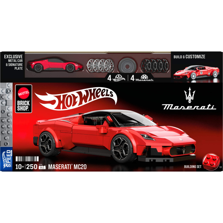 Mattel Brick Shop Hot Wheels Speed Series Maserati