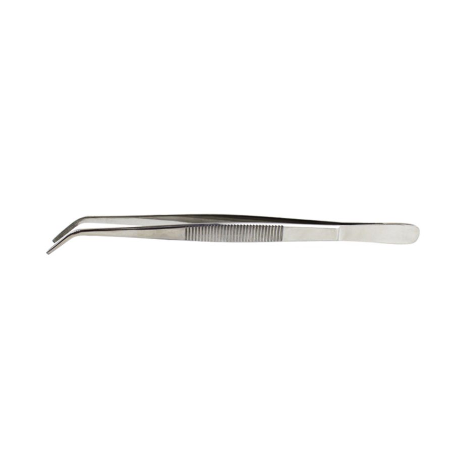 Excel Tools Stainless Curved Point Tweezer 6 Inch