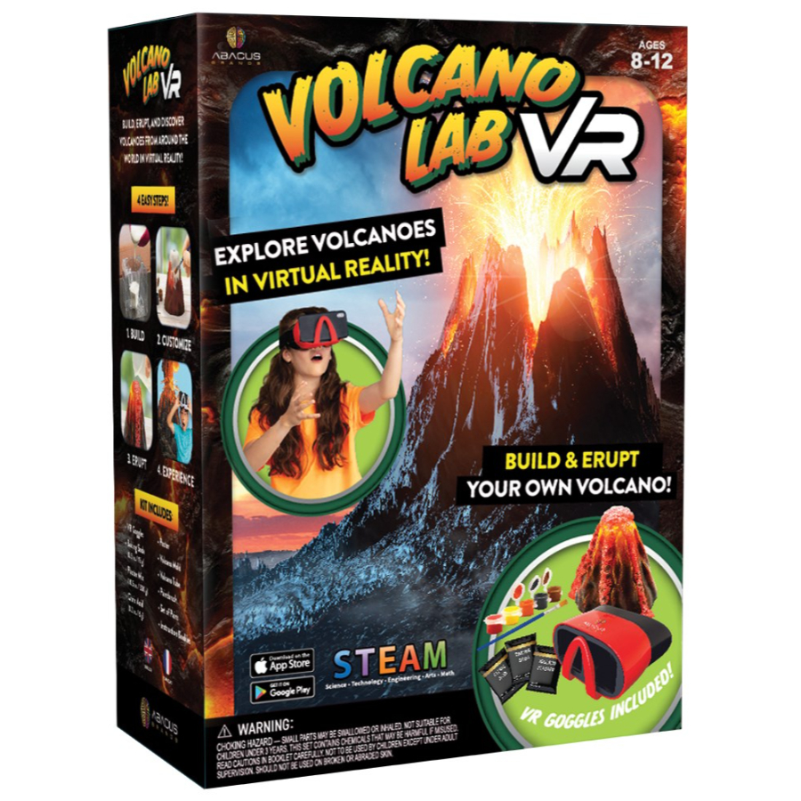 Abacus Virtual Reality Science Kit Volcano Lab