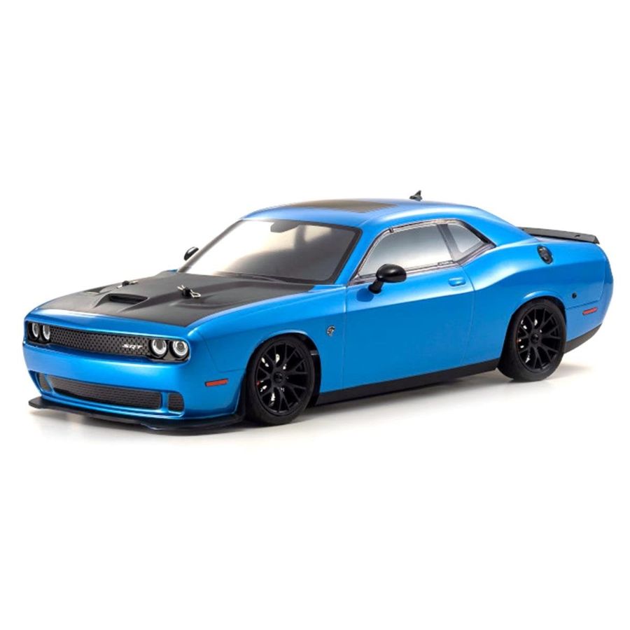 Kyosho Radio Control 1:10 EP 4WD Fazer Mk2 FZ02L Dodge Challenger SRT Hellcat Crazy Blue RTR