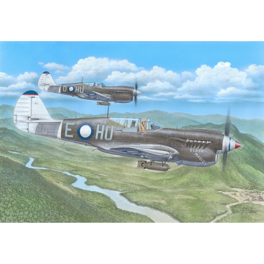 Special Hobby Model Kit 1:72 Kittyhawk Mk IV Over The Mediterranean & The Pacific Aust Decals