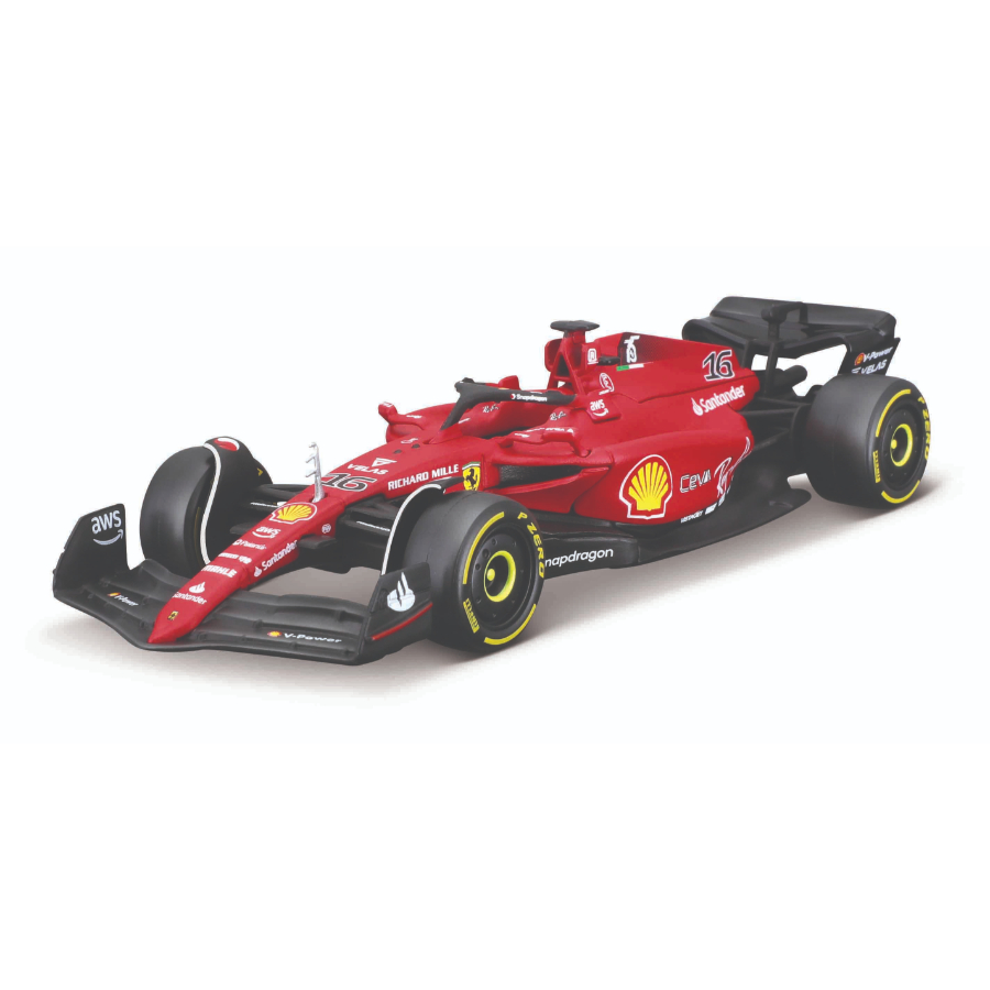 Bburago Diecast 1:43 Formula 1 Ferrari Racing Leclerc