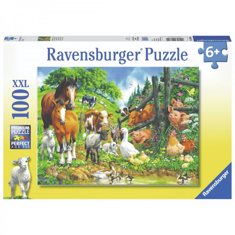 Ravensburger Puzzle 100 Piece Animal Get Together