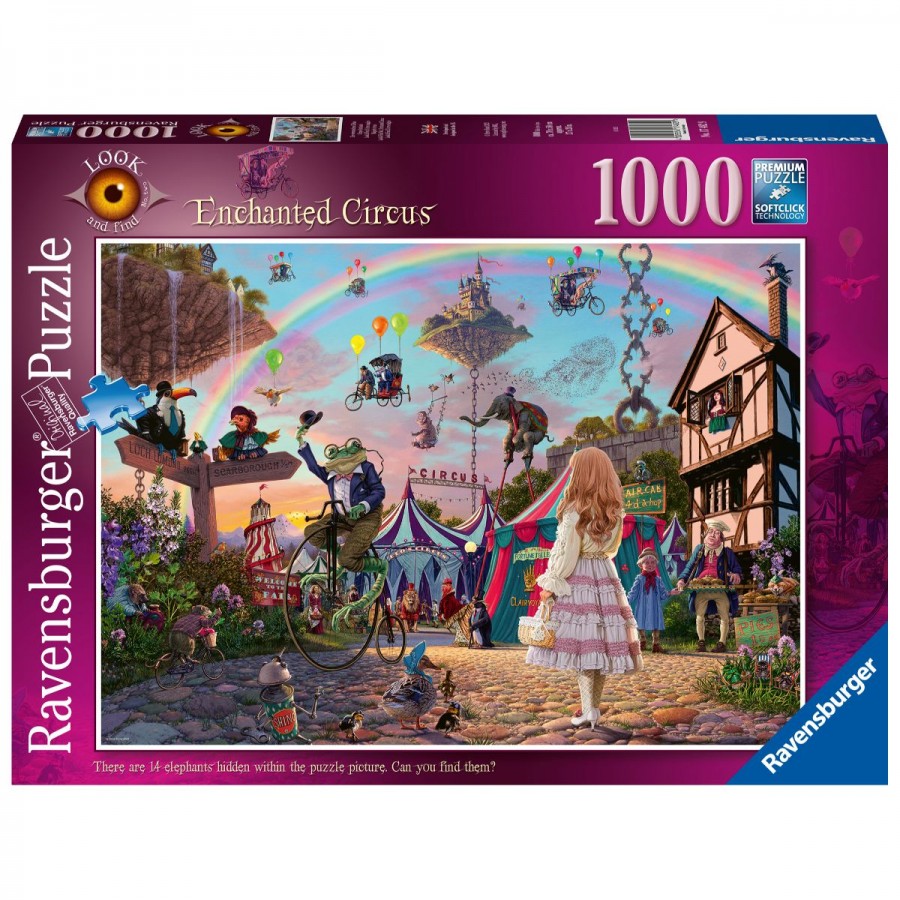 Ravensburger Puzzle 1000 Piece Look & Find No 2 Enchanted Circus