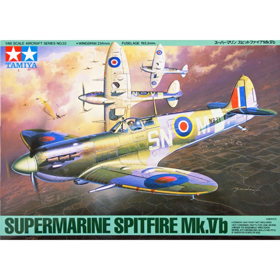 Tamiya Model Kit 1:48 Spitfire MK VB