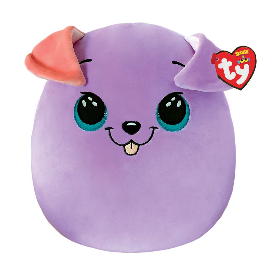 Beanie Boos Squish A Boo 10 Inch Bitsy Dog Purple