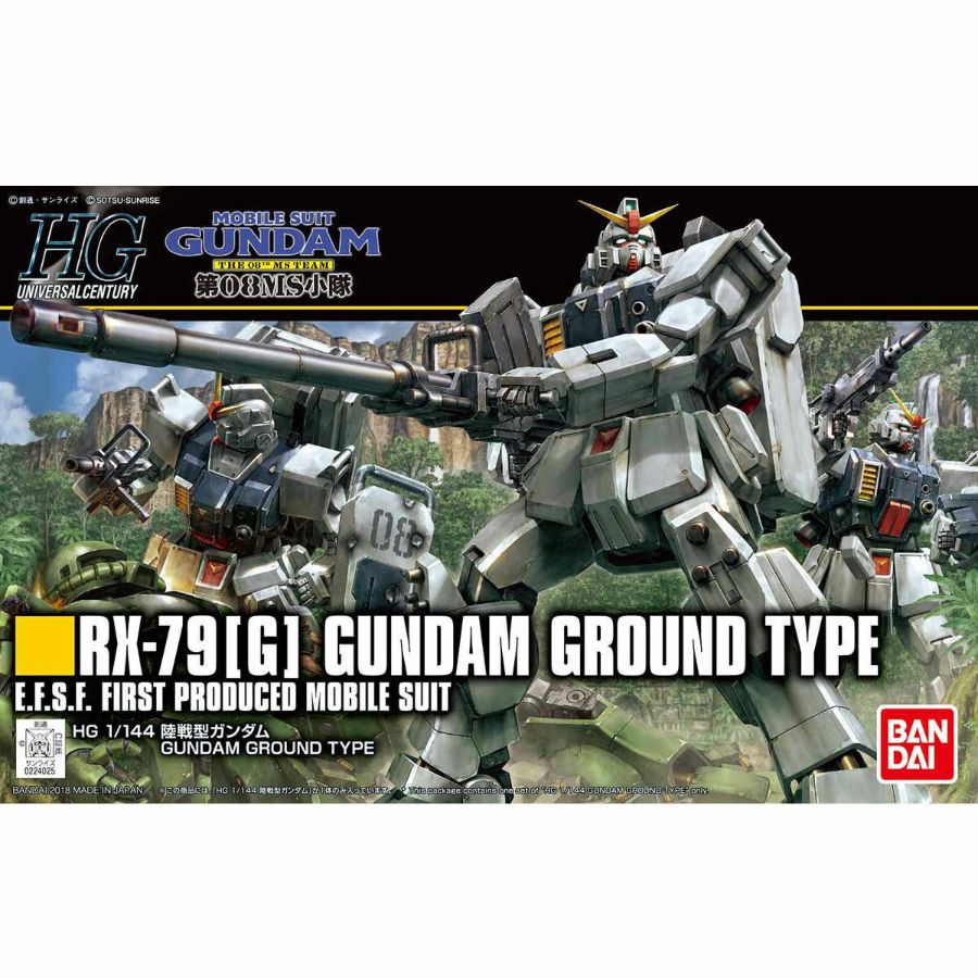 Gundam Model Kit 1:144 HG Gundam Ground Type