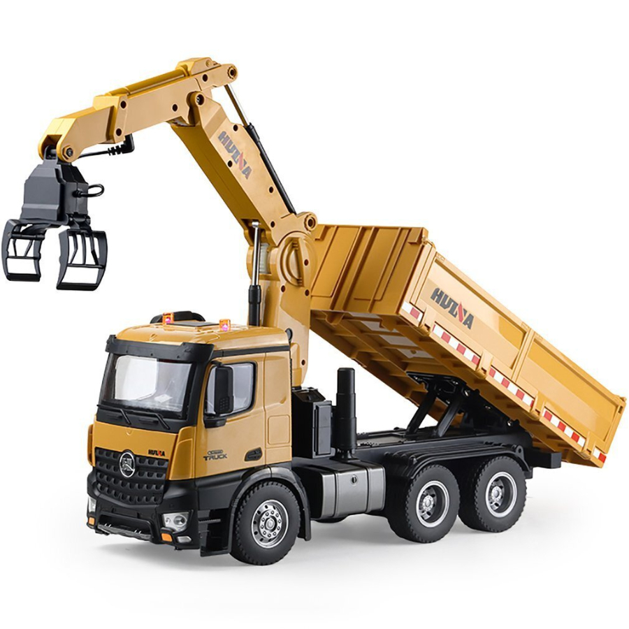 Huina Radio Control Dump Truck With Arm Loader 1:14