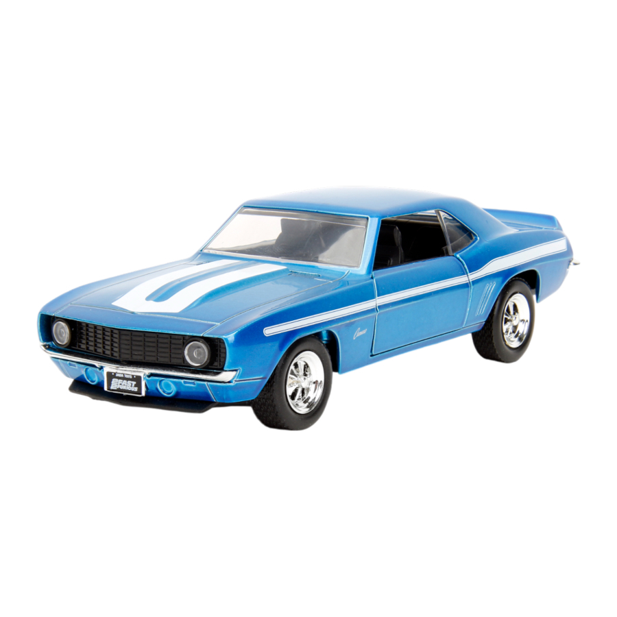 Jada Diecast 1:32 Fast & Furious 1969 Chevrolet Camaro Candy Blue