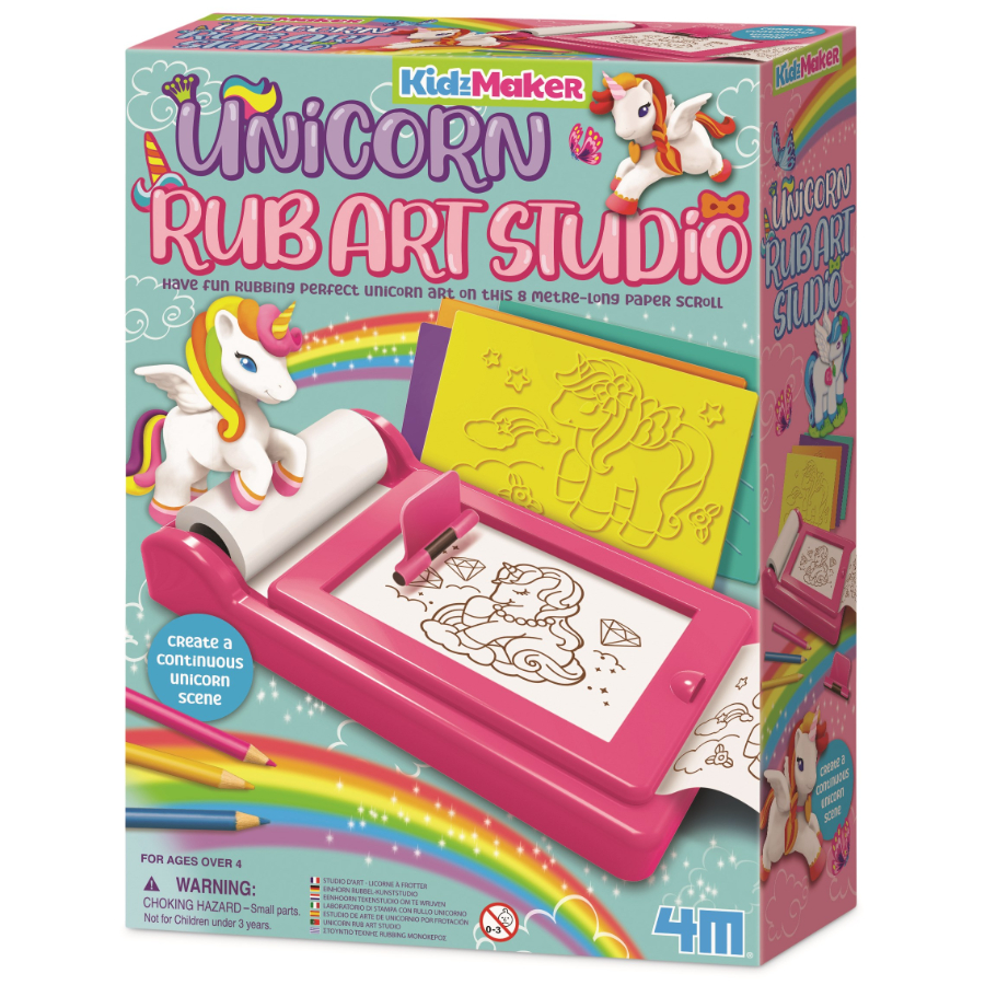 Kidz Maker Unicorn Rub Art Studio