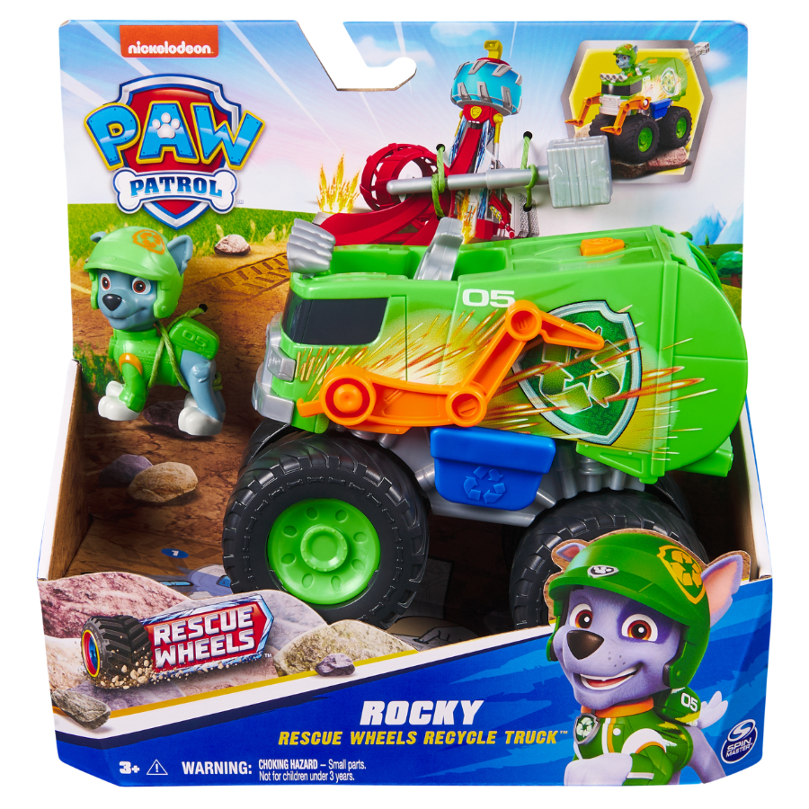 Paw Patrol Rescue Wheels Vehicle & Figure Rocky