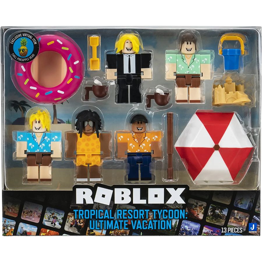 Roblox Figure Multipack Tropical Resort Tycoon Ultimate Vacation
