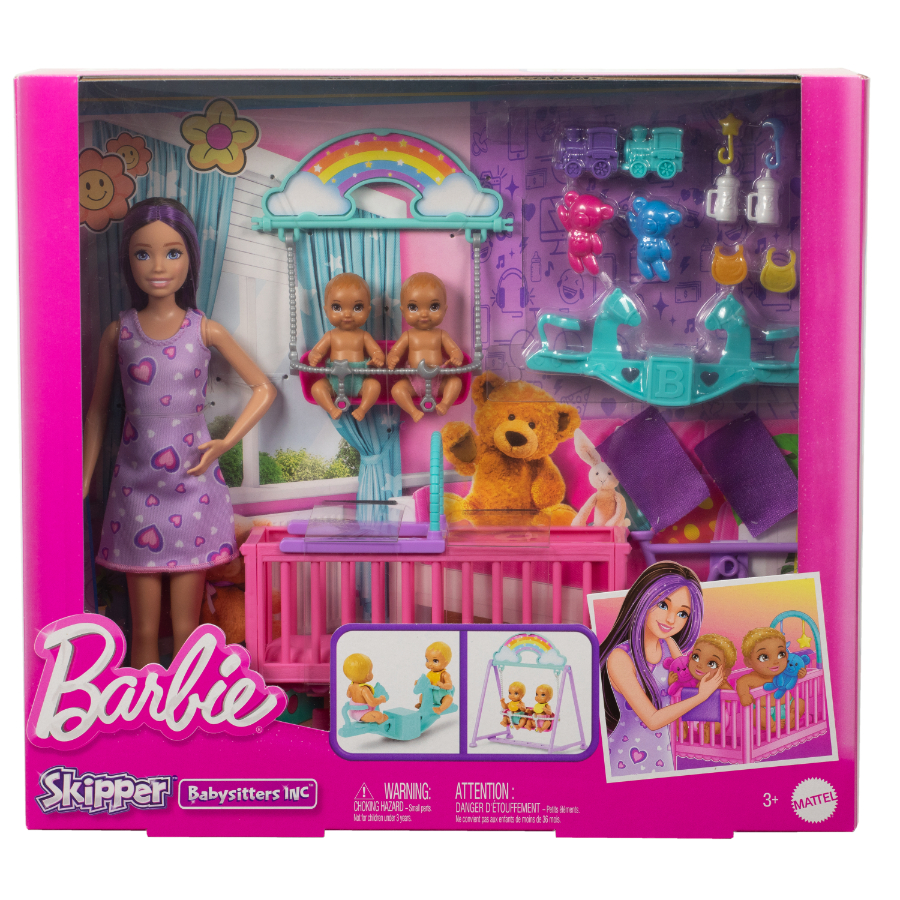 Barbie Family Skipper Doll Twinning Nursery Playset