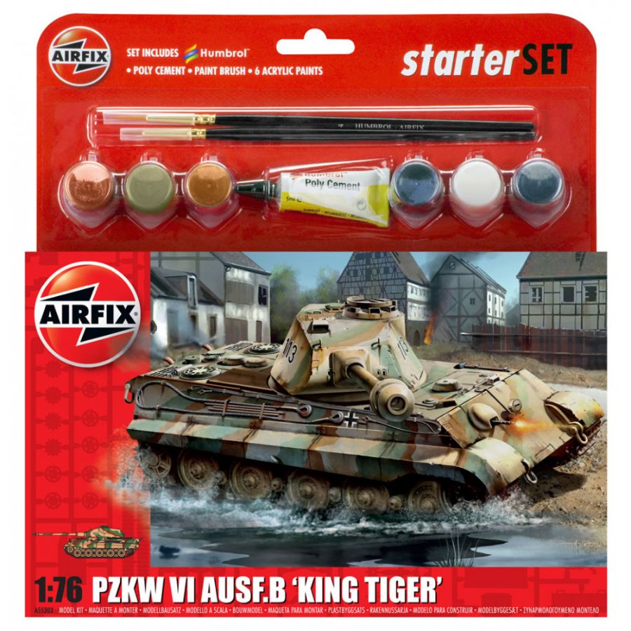 Airfix Starter Kit 1:76 King Tiger