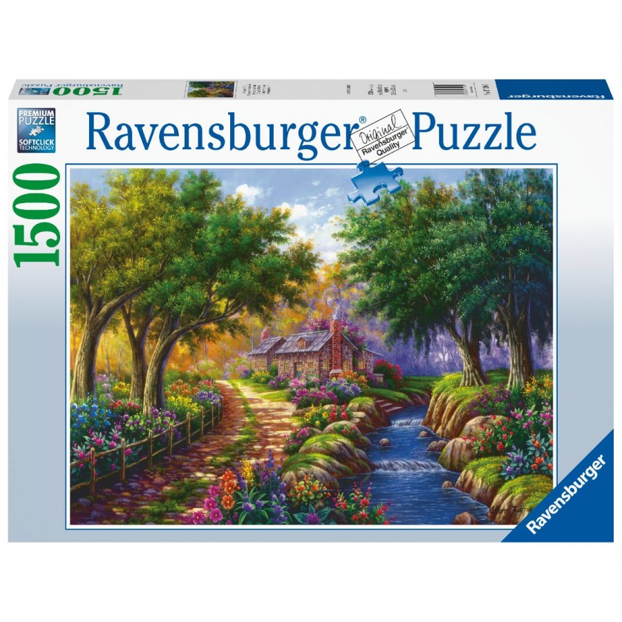 Ravensburger Puzzle 1500 Piece Cottage By The River