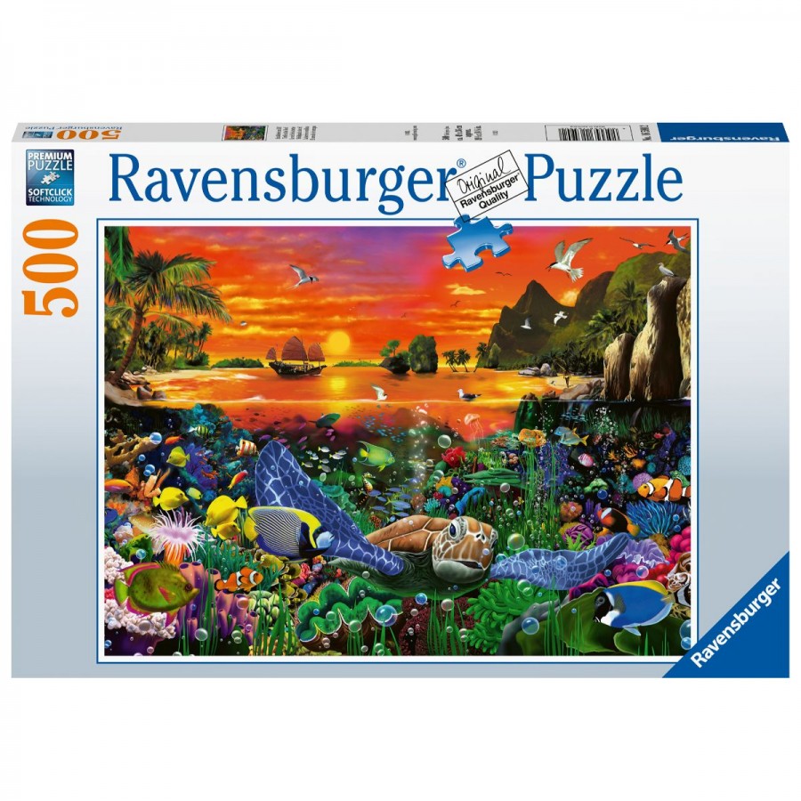 Ravensburger Puzzle 500 Piece Turtle In The Reef