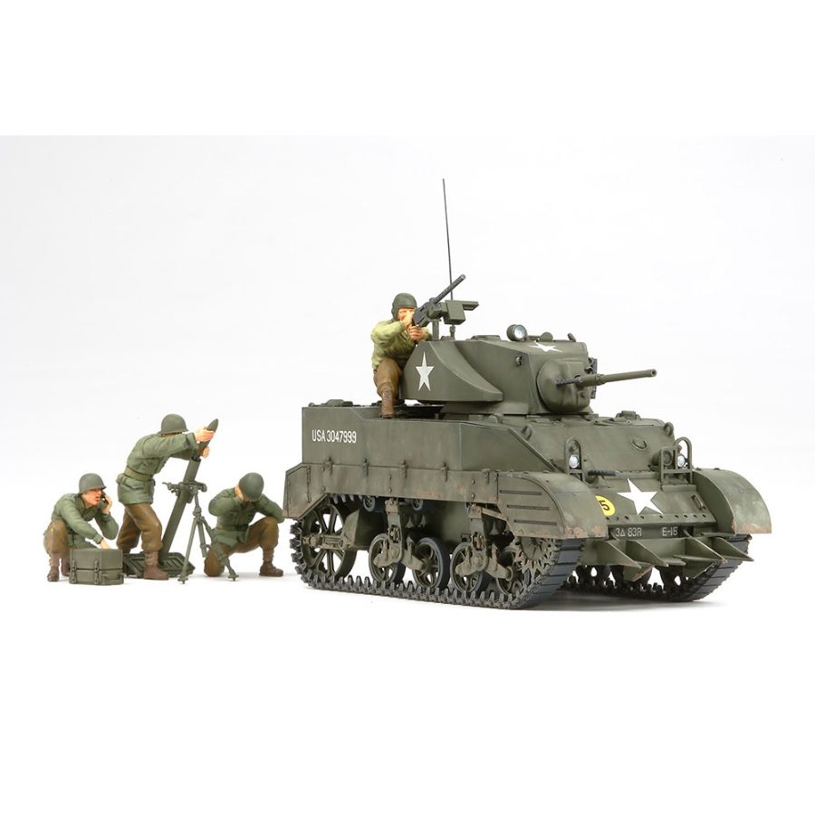 Tamiya Model Kit 1:35 US Light Tank M5A1