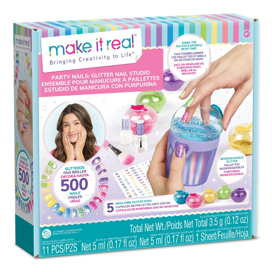 Make It Real Party Nails Manucure Set
