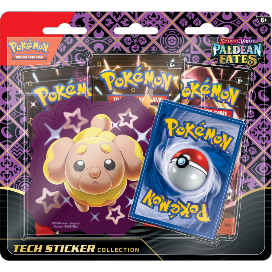Pokemon TCG Scarlet & Violet Paldean Fates Tech Sticker Blister
