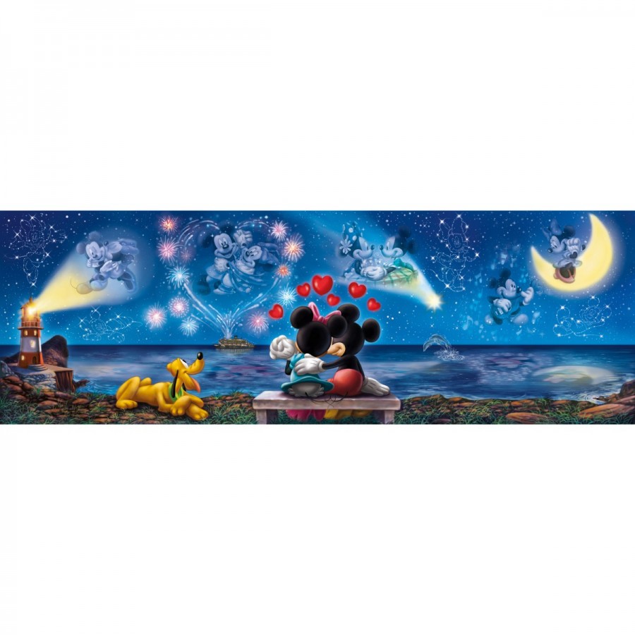 Clementoni Disney Puzzle Mickey & Minnie Panorama 1000 Pieces