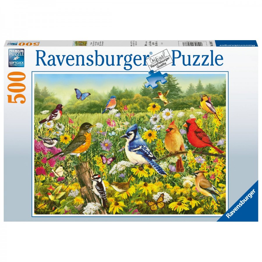 Ravensburger Puzzle 500 Piece Birds In The Meadow