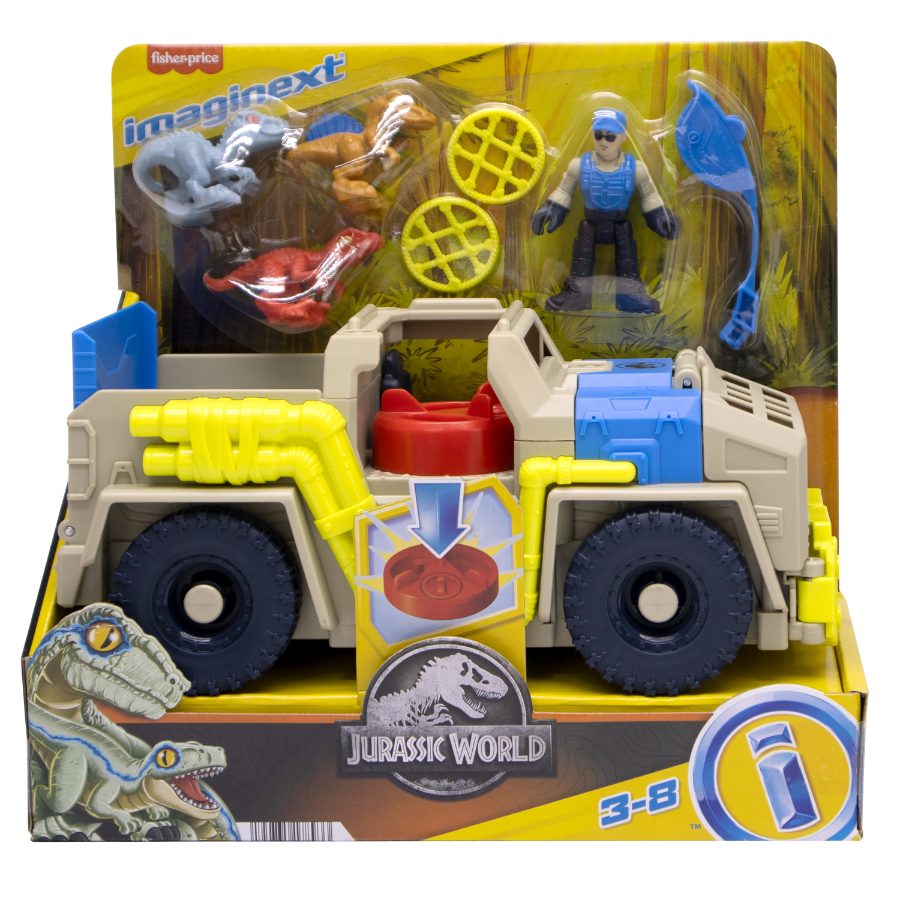 Imaginext Jurassic World Track & Transport Dino Truck