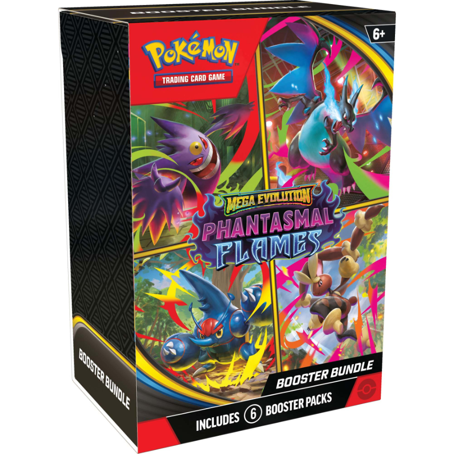 Pokemon TCG Mega Evolutions Phantasmal Flames Booster Bundle